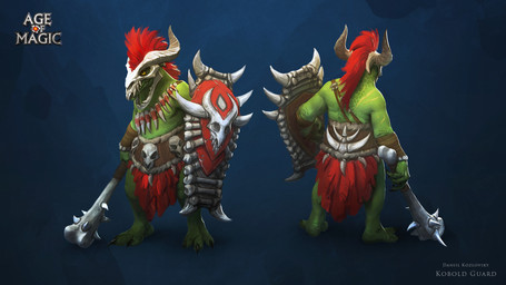 anthro armor bone bone_mask bottomwear clothing club_(weapon) green_body guard hair holding_object holding_weapon horn jewelry loincloth male mask melee_weapon muscular muscular_male necklace red_hair shield skull skull_mask solo teeth tribal weapon yellow_eyes daniil_kozlovsky age_of_magic_(playkot) playkot grok_(age_of_magic) kobold scalie 16:9 hi_res official_art widescreen