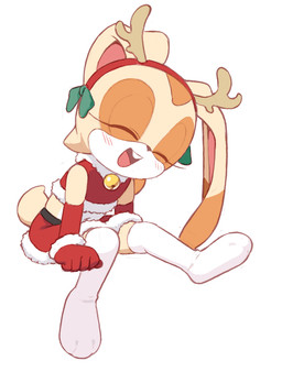 anthro antlers biped blush blush_lines buckteeth clothed clothed_anthro clothed_female clothing countershading dipstick_ears ear_markings eye_markings eyes_closed fake_antlers fake_horns female female_anthro footwear fur holidays horn long_ears long_socks markings multicolored_ears open_mouth open_smile pink_tongue plantigrade pose scut_tail short_tail simple_background smile socks solo tail tan_body tan_ears tan_fur teeth teeth_showing tongue white_background white_body white_clothing white_countershading white_footwear white_fur white_socks young young_anthro young_female gaturo christmas sega sonic_the_hedgehog_(series) cream_the_rabbit lagomorph leporid mammal rabbit 2025 cel_shading digital_drawing_(artwork) digital_media_(artwork) full-length_portrait portrait shaded