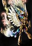 armor axe battle_axe double_bitted_axe emerald_(gem) feathered_wings feathers female feral gem glowing glowing_eyes gold_(metal) horn magic magic_use magic_user melee_weapon solo weapon white_body white_feathers wings silfoe friendship_is_magic hasbro my_little_pony mythology princess_celestia_(mlp) equid equine mammal mythological_creature mythological_equine winged_unicorn absurd_res hi_res