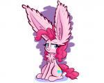 big_ears blue_eyes cutie_mark female feral fur hair looking_at_viewer pink_body pink_fur pink_hair quadruped simple_background smile solo white_background heir-of-rick friendship_is_magic hasbro my_little_pony pinkie_pie_(mlp) earth_pony equid equine horse mammal pony 2016 5:4 hi_res