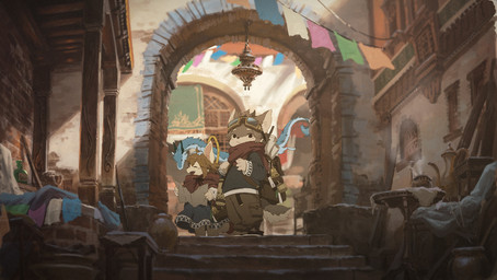 anthro backpack detailed_background eyes_closed eyewear eyewear_on_head female goggles goggles_on_head group holding_map kemono looking_at_viewer male market scarf trio young young_anthro young_female young_male nishiko24 mythology dragon eastern_dragon mammal mythological_creature mythological_scalie scalie 2024 hi_res japanese_description wallpaper widescreen