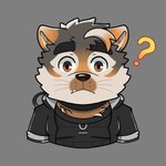 anthro brown_body brown_eyes brown_fur chibi eyebrows fur male solo thick_eyebrows yojanmarrion lifewonders live_a_hero sterio canid canine canis domestic_dog mammal 1:1 hi_res