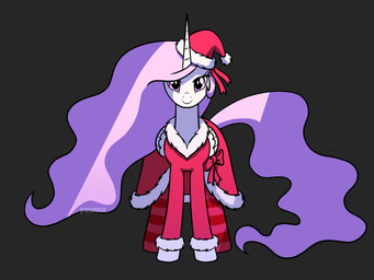 christmas_clothing christmas_headwear clothing female feral hat headgear headwear holidays horn santa_hat smile solo wings user001 christmas friendship_is_magic hasbro my_little_pony mythology princess_celestia_(mlp) equid equine mammal mythological_creature mythological_equine winged_unicorn 4:3 hi_res
