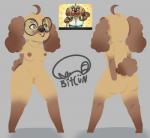 bent bitcun breasts canid canine canis car crossgender digital_media_(artwork) domestic_dog drawing eyewear female genitals glasses mammal mtf_crossgender nintendo nipples nude old pappy_van_poodle_(rrdb) poodle pussy rusty's_real_deal_baseball simple_background solo vehicle