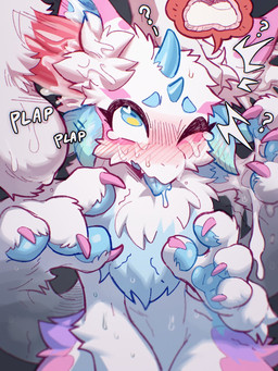 anthro anthro_on_anthro anthro_penetrated anthro_penetrating anthro_penetrating_anthro balls blue_eyes blush bodily_fluids brain cum cum_in_brain cum_inside disembodied_penis duo ear_penetration ejaculation female female_penetrated fur genital_fluids genitals horn kemono male male/female male_penetrating male_penetrating_female mindfuck open_mouth organs paws penetration penile penile_penetration penis penis_in_ear sex tongue tuft swaybat tianhua mythology ambiguous_species dragon furred_dragon furred_scalie mythological_creature mythological_scalie scalie 2025 3:4 digital_media_(artwork) hi_res