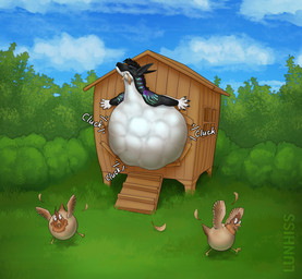 abdominal_bulge ambiguous_gender beak belly big_belly black_body brown_body brown_feathers cloud feathered_wings feathers feral feral_pred fur grass huge_belly hyper hyper_belly male male_pred mass_vore multiple_prey onomatopoeia oral_vore outside plant rumbling_stomach sky solo sound_effects text vore white_body wings lunhiss mythology avian bird dragon mythological_creature mythological_scalie scalie hi_res