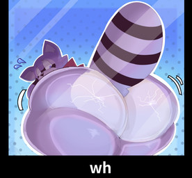 against_surface anthro ass_on_glass ass_press big_butt butt feral first_person_view glass male on_glass shortstack solo thick_thighs wide_hips guooo123456 indigo_park rambley_raccoon mammal procyonid raccoon hi_res