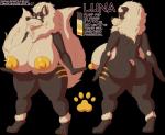 2_tails anthro big_breasts big_butt breasts butt duo female fur genitals huge_breasts huge_butt hyper hyper_breasts mane multi_tail nipples nude paws pussy standing tail text thick_thighs wide_hips yellow_pussy impaledwolf fakemon nintendo pokemon luna_(impaledwolf) arcanine buizel canid generation_1_pokemon generation_4_pokemon hybrid mammal pokemon_(species) 2019 absurd_res alpha_channel english_text hi_res model_sheet