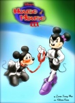 anthro bdsm bondage bound brush canon_couple clothed clothing collar comic cover cover_art cover_page disney disney's_house_of_mouse dominant dominant_female duo english_text female first_page hi_res leash leashed_collar male male/female mammal mickey_mouse minnie_mouse mouse murid murine rodent submissive submissive_male tail text twistedterra underwear