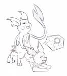 all_fours ass_up blush clenched_teeth close-up doggystyle duo eeveelution eyes_closed female female_penetrated feral from_behind_position generation_1_pokemon hi_res impregnation internal interspecies jolteon line_art long_tail looking_pleasured male male/female male_penetrating male_penetrating_female mammal meraence monochrome nintendo nude open_mouth orgasm_face ovum penetration penile penile_penetration penis_in_pussy pokemon pokemon_(species) raichu rodent sex sperm_cell straining tail teeth tongue vaginal vaginal_penetration