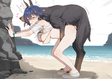accessory ambiguous_penetration areola bent_over bestiality big_breasts blue_hair blush bottomless bottomless_female bottomless_human bouncing_breasts bra bra_lift bracelet breasts clenched_teeth clothed clothed_sex clothing clothing_lift day digitigrade duo exposed_breasts eyes_closed faceless_character faceless_feral faceless_male female female_human female_on_bottom female_on_feral female_penetrated feral feral_penetrating feral_penetrating_female feral_penetrating_human footwear from_behind_position hair hair_accessory hair_between_eyes hairclip heart_symbol human_focus human_on_feral human_penetrated interspecies jewelry looking_pleasured male male/female male_feral male_on_human male_on_top male_penetrating male_penetrating_female male_penetrating_human mating_grip motion_lines mounting nipple_slip nipples not_furry_focus obscured_penetration off_shoulder official_alternate_costume on_bottom on_top orange_bra orange_clothing orange_underwear outside outside_sex penetration penile penile_penetration realistic_feral rock sand sandals sea sex shaking shirt shirt_lift shoes short_hair short_sleeves side_view solo_focus standing standing_doggystyle standing_sex tail teeth tongue tongue_out topwear trembling underwear water white_clothing white_footwear white_sandals white_shirt white_topwear amana mihoyo zenless_zone_zero belle_(zenless_zone_zero) canid canine canis dobermann domestic_dog human mammal pinscher digital_drawing_(artwork) digital_media_(artwork) full-length_portrait hi_res portrait