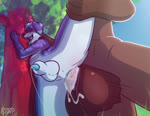 abdominal_bulge against_natural_surface against_surface against_tree anal anal_penetration animal_genitalia animal_penis anthro anthro_on_anthro anthro_penetrated anthro_penetrating anthro_penetrating_anthro anus balls belly_blush big_penis biped blue_anus blue_balls blue_body blue_fur blue_hair blue_penis blue_sheath blue_tongue blush bodily_fluids body_blush brown_balls brown_body brown_fur clenched_teeth cum cum_in_ass cum_inside cum_on_anus cum_on_balls cum_on_own_balls cum_on_own_penis cum_on_penis cum_on_self deep_penetration dripping drooling duo equine_genitalia equine_penis erection floppy_ears from_behind_position fur genital_fluids genitals grass hair hand_around_neck hand_on_neck interspecies leaking leaking_cum leaking_penis leaking_precum looking_pleasured low-angle_view male male/male male_penetrated male_penetrating male_penetrating_male motion_lines narrowed_eyes open_mouth outside penetration penile penile_penetration penis penis_in_ass penis_tip pink_penis plant precum precum_on_own_penis precum_string purple_body purple_fur raised_leg raised_leg_grab saliva sex sheath sheathed_while_penetrated spread_legs spreading standing teeth tongue tongue_out tree white_balls white_body white_fur white_sheath supersonicsoup pup_(supersonicsoup) border_collie canid canine canis collie domestic_dog equid equine herding_dog horse mammal pastoral_dog sheepdog animated frame_by_frame no_sound short_playtime webm