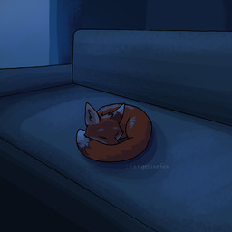 ambiguous_gender dipstick_ears dipstick_tail ear_markings eyes_closed feral fur furniture inner_ear_fluff inside lying lying_on_sofa markings multicolored_ears night on_sofa orange_body orange_fur quadruped sleeping sofa solo tail tail_markings text tuft white_body tangerinefox canid canine fox mammal red_fox true_fox 1:1 2024 artist_name colored digital_drawing_(artwork) digital_media_(artwork) english_text hi_res shaded signature simple_shading