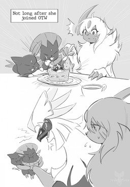 ambiguous_gender anthro biped claws feet feral fingers fur group horn nude nude_ambiguous nude_anthro open_mouth simple_background smile teeth toes tongue tenebscuro nintendo pokemon absol generation_2_pokemon generation_3_pokemon generation_4_pokemon generation_7_pokemon legendary_pokemon pokemon_(species) silvally sneasel weavile 2026 digital_drawing_(artwork) digital_media_(artwork) hi_res