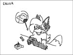 1-bit anthro black_border border broken_condom clothed clothing condom female hair punctured_condom sabotaged_condom sabotaging_condom sexual_barrier_device solo text sketchytoasty pepper_(sketchytoasty) canid canine fox mammal red_fox true_fox 4:3 black_and_white english_text monochrome