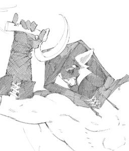 anthro black_clothing black_gloves black_handwear clothing gloves handwear hood male melee_weapon polearm scythe weapon jarggurnaut dreamworks puss_in_boots_(franchise) death_(puss_in_boots) canid canine canis mammal wolf hi_res