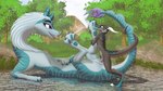 3_toes anthro anthro_on_feral anthro_penetrating anthro_penetrating_feral bestiality biped blue_body blue_claws blue_eyes blue_fur blue_pawpads blue_tongue bodily_fluids canon_x_oc claws day detailed_background duo entwined_tails erection feet female female_penetrated feral feral_penetrated foot_fetish foot_hug foot_lick foot_play forest fur genitals grey_body grey_scales happy happy_sex horn humanoid_genitalia humanoid_genitalia_on_feral humanoid_pussy humanoid_pussy_on_feral intraspecies intraspecies_bestiality larger_female larger_penetrated legs_up licking looking_at_another looking_at_partner lying male male/female male_on_feral male_penetrating male_penetrating_female mane nature nude on_back outside outside_sex pawpads paws penetration penile penile_penetration penis penis_in_pussy plant purple_eyes pussy quadruped saliva scales sex side_view size_difference smaller_male spread_legs spreading tail tail_coil text thick_tail toe_claws toes tongue tongue_out tree vaginal vaginal_penetration water leopon276 disney mythology raya_and_the_last_dragon sisu_(ratld) xero_(captainscales) dragon furred_dragon furred_scalie mythological_creature mythological_scalie scalie wingless_dragon 16:9 2024 digital_media_(artwork) hi_res url widescreen