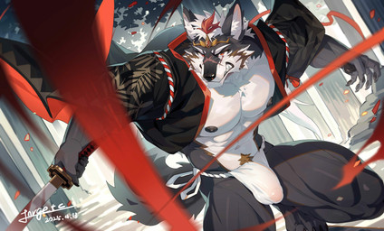 Rating: e
ID: 5655240
Date: 2025-06-20 09:07:24 -0400
Status: active
Score: 4
abs action_pose animal_humanoid anthro blood bodily_fluids bulge canid canine claws eyebrows forgetch fur hair hi_res humanoid katana looking_at_viewer male mammal melee_weapon muscular muscular_anthro muscular_male nipples pecs pose pubes red_eyes solo sword tail weapon white_body white_fur post #5655240