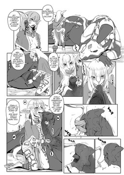 animal_genitalia animal_penis anthro anthro_on_feral becoming_erect bestiality big_penis biped blush breasts dialogue equine_genitalia equine_penis erection exposed_breasts feet fellatio female female_anthro female_on_feral feral genitals handjob heart_symbol hearts_around_head larger_feral larger_male male male/female male_feral male_on_anthro mount mount/rider_relations oral pawpads paws penile penis quadruped saddle sex sheath sheath_bite sheath_play sheath_pull size_difference smaller_anthro smaller_female speech_bubble text urethral_tonguing shebeast mythology jahrii_(shebeast) levish_(levish45) dragon mythological_creature mythological_scalie scalie 2026 absurd_res comic digital_media_(artwork) english_text greyscale hi_res monochrome