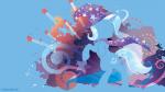 abstract_background clothing cutie_mark female frutiger_metro hat headgear headwear horn quadruped silhouette solo wizard_hat sambaneko friendship_is_magic hasbro my_little_pony mythology trixie_(mlp) equid equine mammal mythological_creature mythological_equine unicorn 16:9 2014 4k absurd_res hi_res wallpaper widescreen