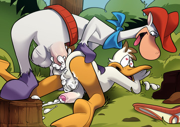 anal anal_orgasm anal_penetration anthro anthro_on_anthro anthro_penetrated anthro_penetrating anthro_penetrating_anthro anus ass_up balls beak bodily_fluids butt canon_x_oc clothing cum cum_from_ass cum_in_ass cum_inside cum_overflow cum_while_penetrated cumshot duo ejaculation erection feathers feet foreskin forest from_behind_position fur genital_fluids genitals half-erect hands-free hat headgear headwear heart_pupils humanoid_genitalia humanoid_penis interspecies kerchief male male/male male_penetrated male_penetrating male_penetrating_male open_beak open_mouth orgasm orgasm_face outside outside_sex partially_retracted_foreskin penetration penile penile_penetration penis penis_in_ass plant sex simultaneous_orgasms smile tail tongue tongue_out tree underwear undressed hairlessboyblunder hanna-barbera looney_tunes the_quick_draw_mcgraw_show warner_brothers fan_character modjo quick_draw_mcgraw anatid anseriform avian bird duck equid equine horse mammal absurd_res digital_media_(artwork) hi_res
