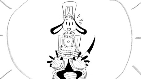 anthro bound clothing emanata hat headgear headwear helping male military_uniform rope sitting smile solo uniform dragonweirdo puck_(dragonweirdo) canid canine canis domestic_dog mammal hi_res