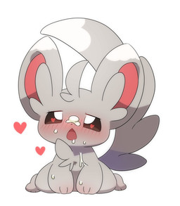 3_fingers 3_toes ambiguous_feral ambiguous_fluids ambiguous_gender blush blush_lines chest_tuft dipstick_ears dipstick_tail ear_markings feet feral fingers fur grey_body grey_fur heart_eyes heart_symbol implied_cum kneeling liquid long_tail markings milk multicolored_ears open_mouth sitting solo tail tail_markings toes tuft white_body white_ear_tips white_fur yakiniku628 nintendo pokemon generation_5_pokemon minccino pokemon_(species)