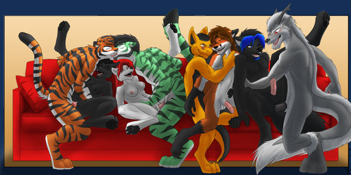 4_toes 5_fingers amber_eyes anal anal_penetration anthro areola bangs black_body black_ear_tips black_feet black_fur black_hair black_hands black_markings black_nose black_pawpads black_penis black_stripes blue_eyes blue_hair brown_hair condom countershade_arms countershade_crotch countershade_face countershade_feet countershade_legs countershade_neck countershade_tail countershade_torso countershading dipstick_ears ear_markings eyes_closed feet female female_penetrated fingers foursome fur furniture genitals gloves_(marking) grey_body grey_fur group group_sex hair horn humanoid_genitalia humanoid_penis kissing leg_markings long_hair male male/female male/male male_penetrated male_penetrating male_penetrating_female male_penetrating_male markings multicolored_ears nipples orange_body orange_fur orgy pawpads penetration penile penile_penetration penis penis_in_ass penis_in_vagina pink_areola pink_nipples pink_penis pointy_ears prick_ears red_eyes red_hair sex sexual_barrier_device short_hair side_bangs socks_(marking) sofa sofa_sex stripes tail toes vaginal vaginal_penetration vulva wearing_condom white_body white_countershading white_fur sapphwolf mythology areku fey_(fey-the-black) linahusky malachitetiger sapphwolf_(character) tanith zementh canid canine canis domestic_dog dragon eastern_dragon felid fox husky mammal mythological_creature mythological_scalie nordic_sled_dog pantherine scalie spitz tiger wolf 2011 alpha_channel character_request