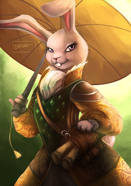 alternative_fashion anthro buckteeth clothed clothing cravat female fur j-fashion lolita_(fashion) parasol purple_eyes scroll smile solo steampunk steampunk_lolita teeth white_body white_fur ocaritna armello league_of_geeks amber_(armello) lagomorph leporid mammal rabbit 2014 hi_res
