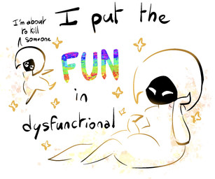 biped black_body empty_eyes female humor mouthless not_furry simple_background sitting solo sparkles sparkling_eyes text white_background white_body white_eyes fernshawart hollow_knight:_silksong hollow_knight_(franchise) team_cherry lace_(hollow_knight:_silksong) humanoid 2025 english_description english_text hi_res meme multiple_images