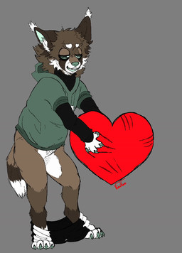 bean_eyebrows black_clothing black_sweater black_topwear black_turtleneck bottomwear bottomwear_down clothed clothing colored_nails digitigrade fur green_clothing green_eyes green_hoodie green_inner_ear green_inner_mouth green_nails green_nose green_pawpads green_tongue green_topwear hair hoodie lazy_eye male multicolored_body multicolored_fur nails object_humping pants pants_down partially_clothed pawpads pelvic_thrust scratches scratching solo sweater tail tongue topwear turtleneck kiwikwe kiwi_(kiwikwe) canid canine canis caracal caracal_(genus) felid feline hybrid mammal wolf animated