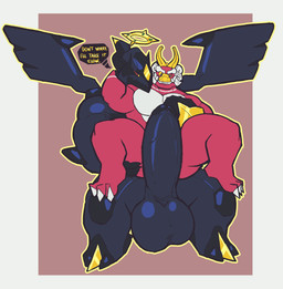 3_toes all_caps anthro arm_around_neck balls barazoku big_balls big_penis blue_eyes claws dialogue duo feet genitals halo holding_butt holding_pec huge_balls huge_penis hyper hyper_genitalia hyper_penis imminent_sex it'll_never_fit male male/male muscular muscular_anthro muscular_male nude nude_anthro nude_male open_mouth open_smile outline pecs penis red_sclera simple_background smile speech_bubble spread_wings stripes talking_to_another talking_to_partner toe_claws toes vein veiny_penis white_stripes wings yellow_eyes yellow_outline yellow_sclera zephyrchill mythology nintendo pokemon king_of_red_lions zek_(zephyrchill) arceus dragon eastern_dragon generation_4_pokemon generation_5_pokemon hybrid legendary_pokemon mythological_creature mythological_scalie pokemon_(species) scalie zekrom absurd_res hi_res