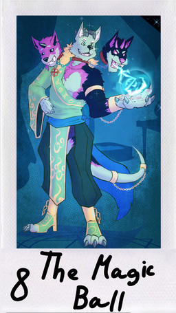 3_heads 3_toes anthro chain clothed clothing feet fluffy_clothing footwear fur green_eyes high_heels horn magic manacle multi_head shoes toes white_body white_fur yarem4 european_mythology greek_mythology mythology tenebrea canid canid_demon canine cerberus demon hellhound hybrid mammal mythological_canine mythological_creature 9:16 hi_res