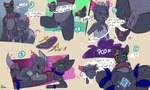 anthro bodily_fluids dialogue dominant dominant_female duo female female/female fisting fur genital_fluids genitals green_eyes grey_pussy internal large_penetration penetration purple_body purple_fur purple_pussy pussy red_eyes submissive submissive_female tentacles text vaginal vaginal_fisting vaginal_fluids vaginal_penetration conditional_dnp paliken demon felid feline mammal 5:3 comic english_text hi_res daughter_(lore) incest_(lore) mother_(lore) mother_and_child_(lore) mother_and_daughter_(lore) parent_(lore) parent_and_child_(lore) parent_and_daughter_(lore)