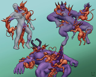 anal animal_genitalia anthro balls big_muscles big_penis bite bodily_fluids butt corruption expansion french_kissing genital_expansion genital_fluids genital_slit genitals group group_sex growth horn huge_muscles huge_penis humanoid_genitalia humanoid_penis kissing licking long_tongue male male/male masturbation muscular muscular_male oral orgy penis penis_expansion precum precum_squirt questionable_consent rimming sex size_difference species_transformation tongue tongue_out transformation transformation_sequence unusual_anatomy unusual_genitalia unusual_penis vein veiny_penis corinoch_(artist) anon demon demon_humanoid human humanoid imp mammal 5:4 absurd_res hi_res