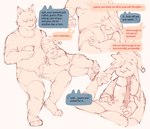 age_difference ageplay anthro dialogue duo fellatio leaning male male/male older_male oral overweight overweight_male penile roleplay sex size_difference speech_bubble text tired younger_male dustifang dusty_(dustifang) canid canine canis lagomorph leporid mammal rabbit wolf english_text hi_res