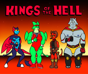 anthro blue_body blue_skin bulge gradient_background green_body green_skin grey_body grey_skin group horn male nipples parody red_body red_skin simple_background spade_tail tail wings bassybefuddle conditional_dnp king_of_the_hill kings_of_hell mythology bill_dauterive dale_gribble enfer_belial gremile_'hotshot' hank_hill jeff_boomhauer lutin_lucifer mal_leviathan bovid caprine demon dragon goat humanoid imp mammal mythological_creature mythological_scalie scalie crossover hi_res