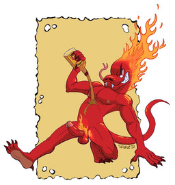 4_toes 5_fingers alcohol anthro arched_back arm_support athletic athletic_anthro athletic_male back_toe balls bent_legs beverage biped bottle brown_finger_claws brown_toe_claws claws clenched_teeth collarbone container curling_tail erection evil_grin fangs feet finger_claws fingers fire flaming_hair flaming_pubes foreskin forked_tongue genitals glance glans glistening glistening_balls glistening_foreskin glistening_genitalia glistening_penis grin grinning_at_viewer holding_bottle holding_container holding_object humanoid_feet humanoid_genitalia humanoid_hands humanoid_heel humanoid_penis looking_aside looking_at_viewer male mascot muscular muscular_anthro muscular_male nipples nude open_mouth open_smile pecs penis pink_glans plantigrade pose pouring pouring_alcohol pouring_liquid pouring_onto_self pseudo_hair pubes puffed_out_chest raised_heel red_body red_eyes red_scales retracted_foreskin ribs scales sharp_teeth simple_background skin_folds smile smiling_at_viewer smirk smirking_at_viewer soles solo standing_on_toes tail tan_nipples tan_soles teeth tiptoes toe_claws toes tongue tongue_out toothy_grin two_tone_feet vein veiny_arms veiny_legs veiny_muscles veiny_penis whiskey whiskey_bottle white_background white_sclera diskwuzting fireball_cinnamon_whisky mythology sazerac_company_inc dragon elemental_creature mythological_creature mythological_salamander mythological_scalie scalie 2020 colored dated detailed digital_drawing_(artwork) digital_media_(artwork) pinup shaded signature