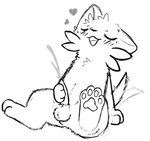 blush erection genitals heart_symbol looking_pleasured male masturbation orgasm paws penis solo tail tail_motion resachii sachii_(resachii) domestic_ferret gulonine mammal marten mustelid musteline true_musteline weasel sketch