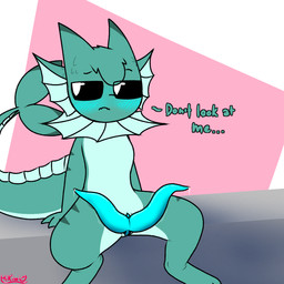 2_penises animal_genitalia animal_penis anthro blue_penis blush bodily_fluids dripping feral fin genital_fluids genitals hemipenes long_penis long_tail looking_at_another male mane multi_genitalia multi_penis penis precum precum_drip simple_background sitting solo spread_legs spreading sweat tail talking_to_viewer tapering_penis text hikiwi kelp_(hikiwi) fish hybrid marine unknown_species 1:1 colored digital_drawing_(artwork) digital_media_(artwork) hi_res