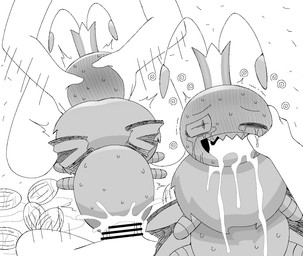 2_antennae ambiguous_gender ambiguous_penetrated amputee arthropod_abdomen bdsm bestiality blush bodily_fluids censor_bar cloacal cloacal_penetration crying cum cum_in_mouth cum_inside disability dominant dominant_human dominant_male egg fellatio feral feral_penetrated finger_in_mouth forced genital_fluids group group_sex hand_on_head human_on_feral human_penetrating human_penetrating_feral interspecies larger_human male male/ambiguous male_human male_on_feral male_penetrating male_penetrating_ambiguous missing_all_legs obscured_penetration one_eye_closed oral oral_penetration penetration penile penile_penetration penis_in_cloaca rape ruff sex simple_background size_difference smaller_penetrated spitroast submissive submissive_ambiguous submissive_feral sweat tears threesome thrusting tired torn_wing trio white_background wrapped_legs wraps omnivore_(artist) disney hoppers_(disney) pixar anon titus_(hoppers) arthropod butterfly human insect lepidopteran mammal censored greyscale japanese_description monochrome unavailable_at_source