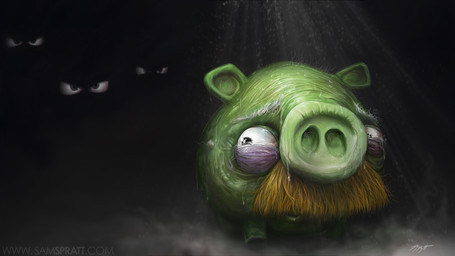 4_legs ambiguous_gender being_watched bodily_fluids creepy crying dark elderly facial_hair feral green_body green_skin group half-closed_eyes looking_at_another male mustache narrowed_eyes scared shower simple_background snout solo_focus spotlight tears toony sam_spratt angry_birds rovio_entertainment sega ambiguous_species avian bird domestic_pig mammal pig_(angry_birds) suid suine sus_(pig) 16:9 detailed hi_res wallpaper widescreen male_(lore)