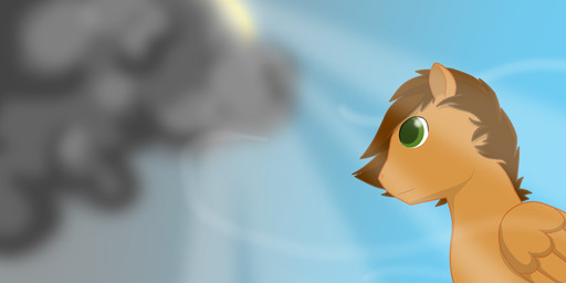 cloud feathered_wings feathers feral green_eyes male mane outside sky solo sun white_lightning wings eightysix hasbro my_little_pony mythology equid equine mammal mythological_creature mythological_equine pegasus