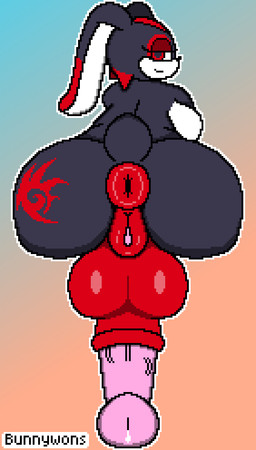 alternate_form alternate_universe animal_genitalia animal_penis animal_vulva anthro anus balls big_butt big_penis black_body butt equine_genitalia equine_penis equine_vulva genitals gradient_background herm huge_butt huge_penis hyper hyper_genitalia hyper_penis intersex penis pink_penis red_anus red_balls red_eyes red_vulva shadow_the_hedgehog_logo sheath simple_background solo vulva bunnywons sega sonic_the_hedgehog_(series) cream_the_rabbit black_arms_(sonic) lagomorph mammal hi_res