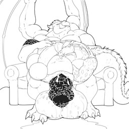 2_penises anthro anthro_prey balls belly big_balls big_belly big_penis duo furniture genitals huge_balls huge_belly huge_penis hyper hyper_balls hyper_genitalia hyper_penis inside_stomach internal licking licking_lips male male/male male_anthro male_pred male_prey multi_genitalia multi_penis musclegut muscular nude nude_male nude_pred nude_prey on_sofa penis sitting sitting_on_sofa sofa solo tail tongue tongue_out vore wings pandottermon mythology erez_(rmwx) dragon giraffe giraffid mammal mythological_creature mythological_scalie scalie 2018 hi_res