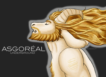 anthro beard black_background blonde_hair body_hair eyes_closed facial_hair fur hair horn humor long_ears long_hair male mature_anthro mature_male nude open_mouth parody side_view simple_background solo white_body white_fur wind flypermutt undertale undertale_(series) asgore_dreemurr boss_monster_(undertale) bovid caprine mammal 2015 bust_portrait digital_media_(artwork) portrait