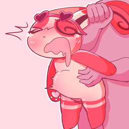 abdominal_bulge anal anal_penetration anthro balls bodily_fluids deep_penetration dizzy_eyes duo ear_grab from_behind_position genitals human_on_anthro interspecies male male/male penetration penis questionable_consent sex size_difference size_play smaller_penetrated solo_focus tears cambaire nintendo pokemon generation_3_pokemon human mammal pokemon_(species) spinda 1:1 hi_res