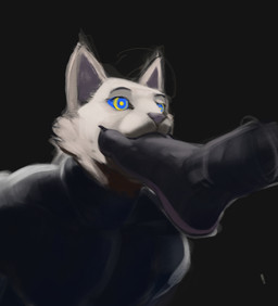 anthro biped claws clothed clothing duo feet foot_fetish foot_in_mouth fur hypnosis male mind_control ringed_eyes simple_background solo_focus toe_claws toe_in_mouth toes white_body white_fur saudax7 azure_(bluedude) domestic_cat felid feline felis mammal digital_media_(artwork) hi_res