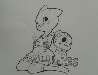 ambiguous_gender anthro black_and_white cat duo feline female mammal monochrome nicole_watterson pen_(artwork) sweater the_amazing_world_of_gumball traditional_media_(artwork) vono winter young
Rating: Safe
Score: 2
User: holidayholiday
Date: December 18, 2014 ambiguous_gender anthro black_and_white cat duo feline female mammal monochrome nicole_watterson pen_(artwork) sweater the_amazing_world_of_gumball traditional_media_(artwork) vono winter young
Rating: Safe
Score: 2
User: holidayholiday
Date: December 18, 2014