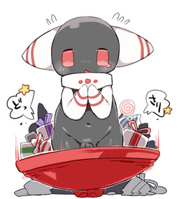 balls bodily_fluids candy chibi clothing dessert food genitals gift male navel penis solo tears wardrobe_malfunction ookm nintendo super_smash_bros. humanoid poppant